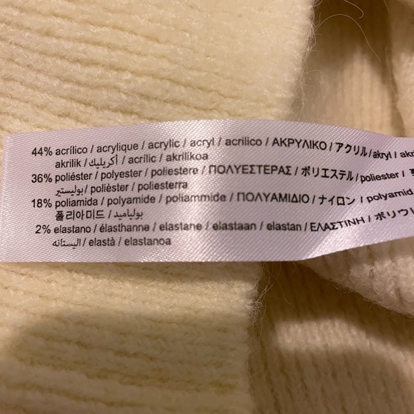 Zara bell sleeve draped sweater-small NWT - Picture 6 of 6